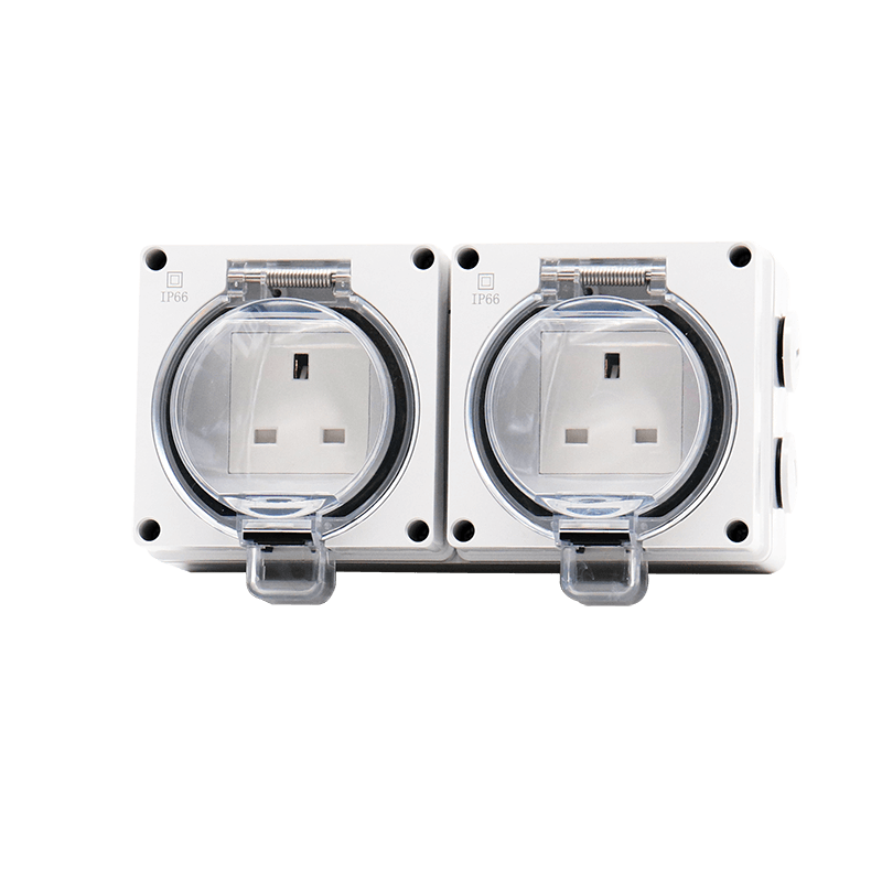 IP66 waterproof socket two-position British style